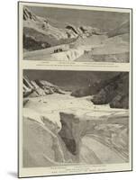 The Fatal Accident on Mont Blanc-null-Mounted Giclee Print