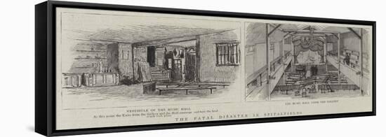 The Fatal Disaster in Spitalfields-null-Framed Stretched Canvas