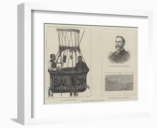 The Fatal Disaster with a Balloon-null-Framed Giclee Print