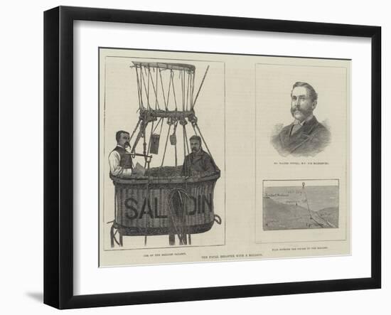 The Fatal Disaster with a Balloon-null-Framed Giclee Print