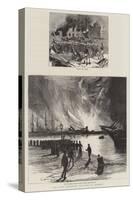 The Fatal Explosion and Fire at Antwerp-null-Stretched Canvas