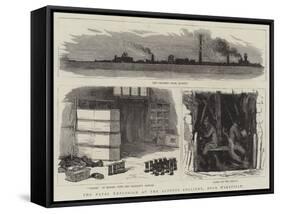 The Fatal Explosion at the Altofts Colliery, Near Wakefield-null-Framed Stretched Canvas