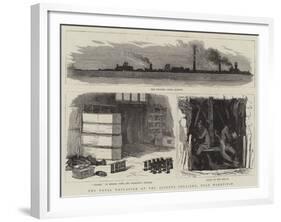 The Fatal Explosion at the Altofts Colliery, Near Wakefield-null-Framed Giclee Print