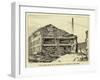 The Fatal Fall of a Chimney at Bradford, the Ruins-null-Framed Giclee Print