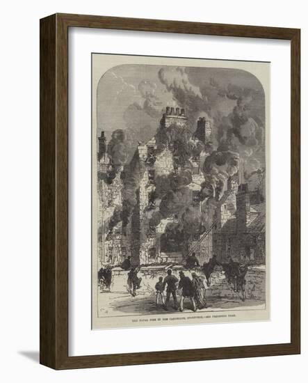 The Fatal Fire in the Canongate, Edinburgh-Charles Robinson-Framed Giclee Print