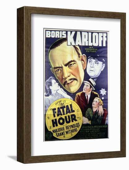 The Fatal Hour - Movie Poster Reproduction-null-Framed Photo