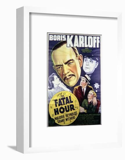 The Fatal Hour - Movie Poster Reproduction-null-Framed Photo