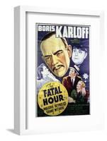 The Fatal Hour - Movie Poster Reproduction-null-Framed Photo