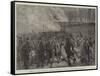The Fatal Railway Accident at Canonbury, Bringing the Wounded Out of the Tunnel-null-Framed Stretched Canvas