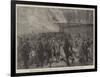 The Fatal Railway Accident at Canonbury, Bringing the Wounded Out of the Tunnel-null-Framed Giclee Print