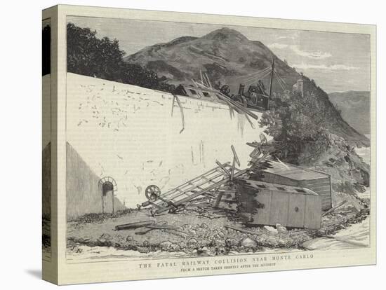 The Fatal Railway Collision Near Monte Carlo-Joseph Nash-Stretched Canvas