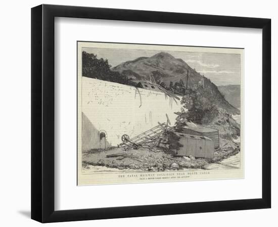 The Fatal Railway Collision Near Monte Carlo-Joseph Nash-Framed Giclee Print