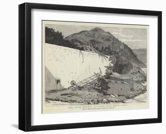 The Fatal Railway Collision Near Monte Carlo-Joseph Nash-Framed Giclee Print