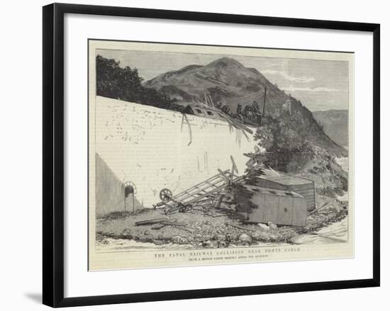 The Fatal Railway Collision Near Monte Carlo-Joseph Nash-Framed Giclee Print