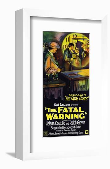 The Fatal Warning - 1929-null-Framed Giclee Print