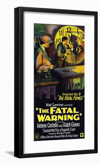 The Fatal Warning - 1929-null-Framed Giclee Print