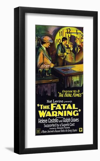 The Fatal Warning - 1929-null-Framed Giclee Print