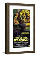 The Fatal Warning - 1929-null-Framed Giclee Print