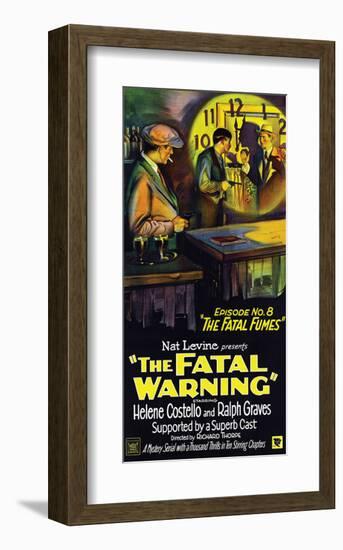 The Fatal Warning - 1929-null-Framed Giclee Print