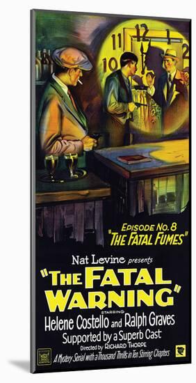 The Fatal Warning - 1929-null-Mounted Giclee Print