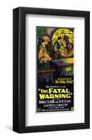 The Fatal Warning - 1929-null-Framed Giclee Print