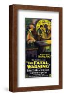 The Fatal Warning - 1929-null-Framed Giclee Print