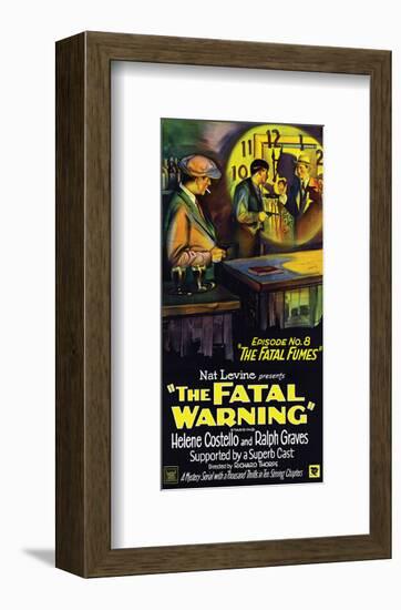 The Fatal Warning - 1929-null-Framed Giclee Print