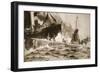 The Fate of 'U14', Hammered by a British Trawler, from 'The Illustrated War News'-null-Framed Giclee Print
