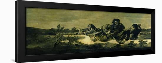 The Fates, 1819-23-Francisco de Goya-Framed Giclee Print