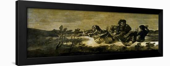 The Fates (Atropos), 1820-1823-Francisco de Goya-Framed Giclee Print