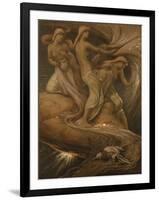 The Fates Gathering in the Stars-Jean-Baptiste-Camille Corot-Framed Premium Giclee Print