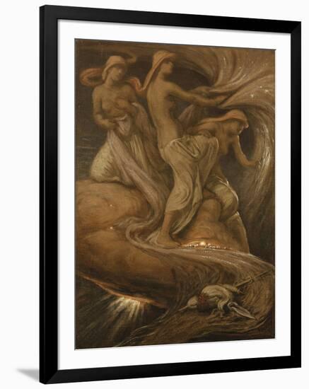 The Fates Gathering in the Stars-Jean-Baptiste-Camille Corot-Framed Premium Giclee Print