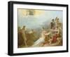 The Fates-Jean Baptiste Mallet-Framed Giclee Print