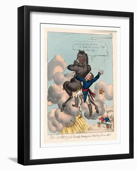 The Father of the Family Takeing [Sic] His Eldest Boy from School-null-Framed Giclee Print