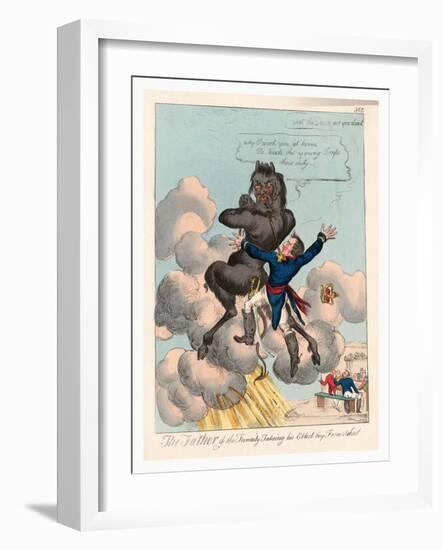 The Father of the Family Takeing [Sic] His Eldest Boy from School-null-Framed Giclee Print