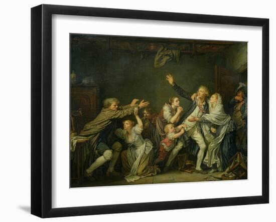 The Father's Curse or the Ungrateful Son, 1777-Jean-Baptiste Greuze-Framed Giclee Print