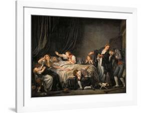 The Father's Curse: the Son Punished-Jean-Baptiste Greuze-Framed Giclee Print