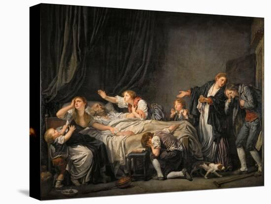 The Father's Curse: the Son Punished-Jean-Baptiste Greuze-Stretched Canvas