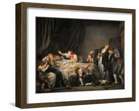 The Father's Curse: the Son Punished-Jean-Baptiste Greuze-Framed Giclee Print