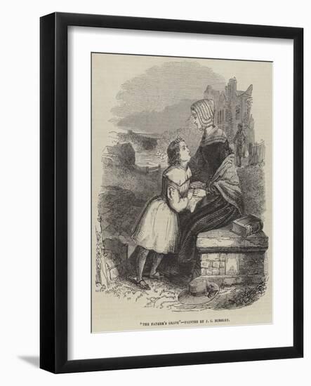 The Father's Grave-John Callcott Horsley-Framed Giclee Print