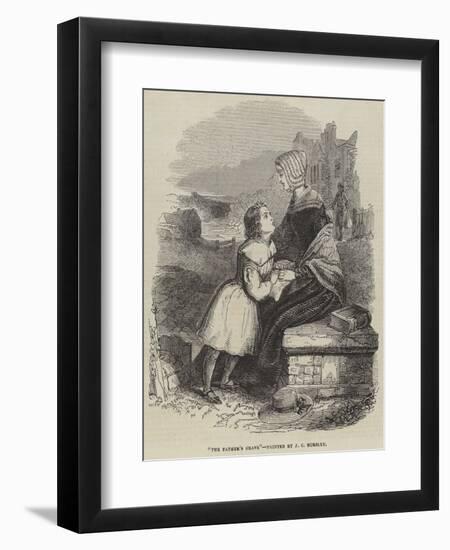 The Father's Grave-John Callcott Horsley-Framed Giclee Print