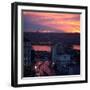 The Fatih Mosque at Sunset with the Golden Horn-Alex Saberi-Framed Photographic Print