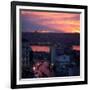 The Fatih Mosque at Sunset with the Golden Horn-Alex Saberi-Framed Photographic Print