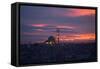 The Fatih Mosque at Sunset-Alex Saberi-Framed Stretched Canvas