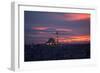 The Fatih Mosque at Sunset-Alex Saberi-Framed Premium Photographic Print