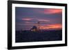 The Fatih Mosque at Sunset-Alex Saberi-Framed Photographic Print