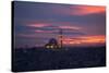 The Fatih Mosque at Sunset-Alex Saberi-Stretched Canvas