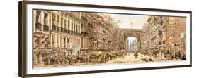 The Faubourg and the Porte Saint-Denis, 1801-Thomas Girtin-Framed Giclee Print