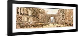 The Faubourg and the Porte Saint-Denis, 1801-Thomas Girtin-Framed Giclee Print