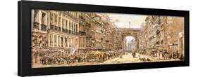 The Faubourg and the Porte Saint-Denis, 1801-Thomas Girtin-Framed Giclee Print